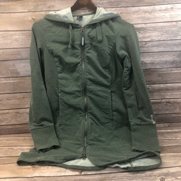 Mondetta Green Long Hoodie Jacket 